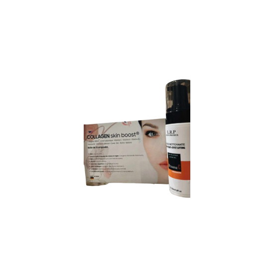 PACK COLLAGEN BOOST + LRP MOUSSE NETOYANTE VIT C pour Nos Promotions