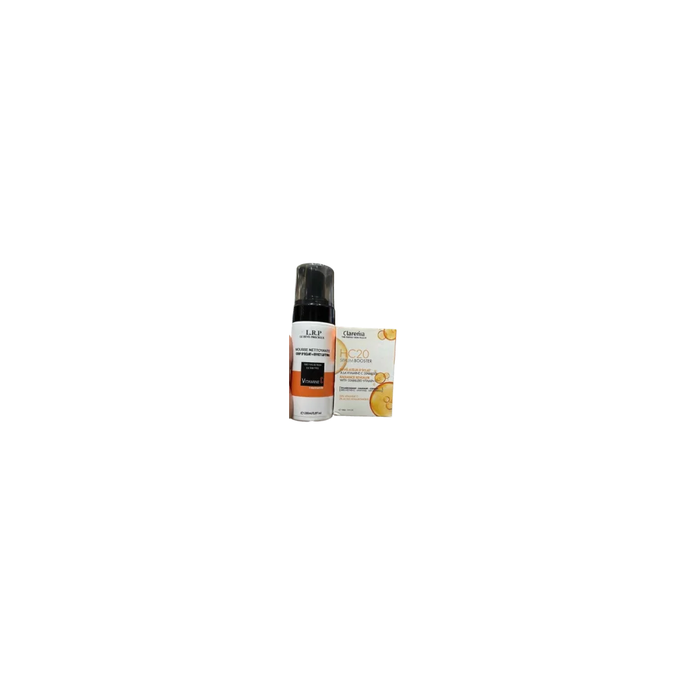 PACK CLARENIA SERUM VIT C + LRP MOUSSE NETTOYANTE VIT C pour Nos Pr...