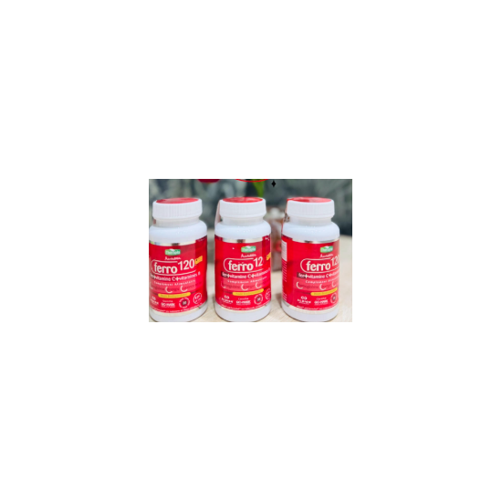 PACK 3 BOITES FERRO 120 COMPLEMENTS ALIMENTAIRES FER + VIT C +B pou...