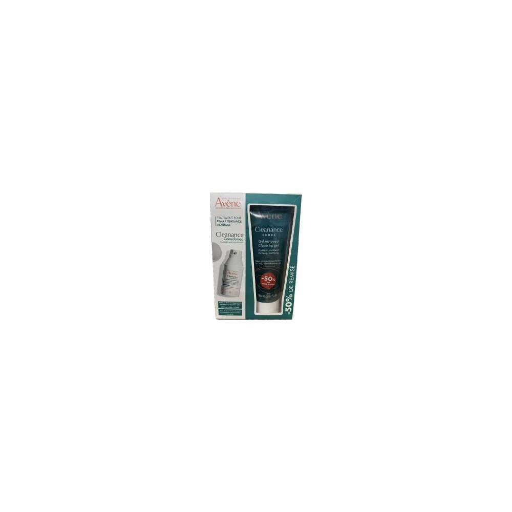 AVÈNE CLEANANCE PACK COMEDOMED 30 ML+ GEL NETTOYANT 200 ML -50% pou...