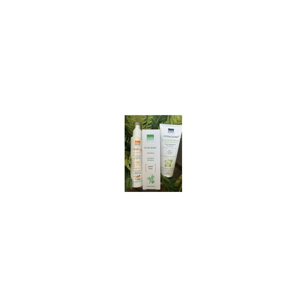 CYTOL PACK: Gel Nettoyant + Lait Solaire Invisible + Cadeau Cytol B...