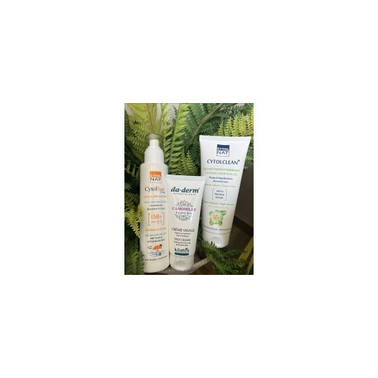 CYTOL PACK: Gel Nettoyant + Lait Solaire Invisible + Cadeau Da-Derm...