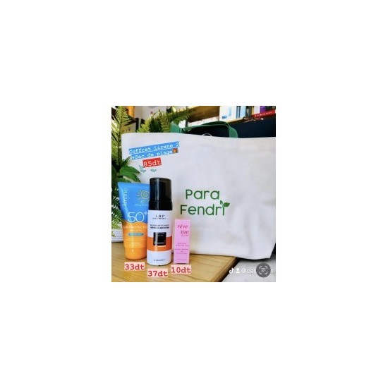 COFFRET LIRENE LAIT SOLAIRE SPF 50PLUS +MOUSSE NETTOYANTE LRP +REVE...