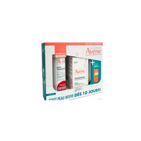 AVENE COFFRET CLEANANCE SERUM +EAU THERMALE 50ML+ECH 5ML pour Accueil