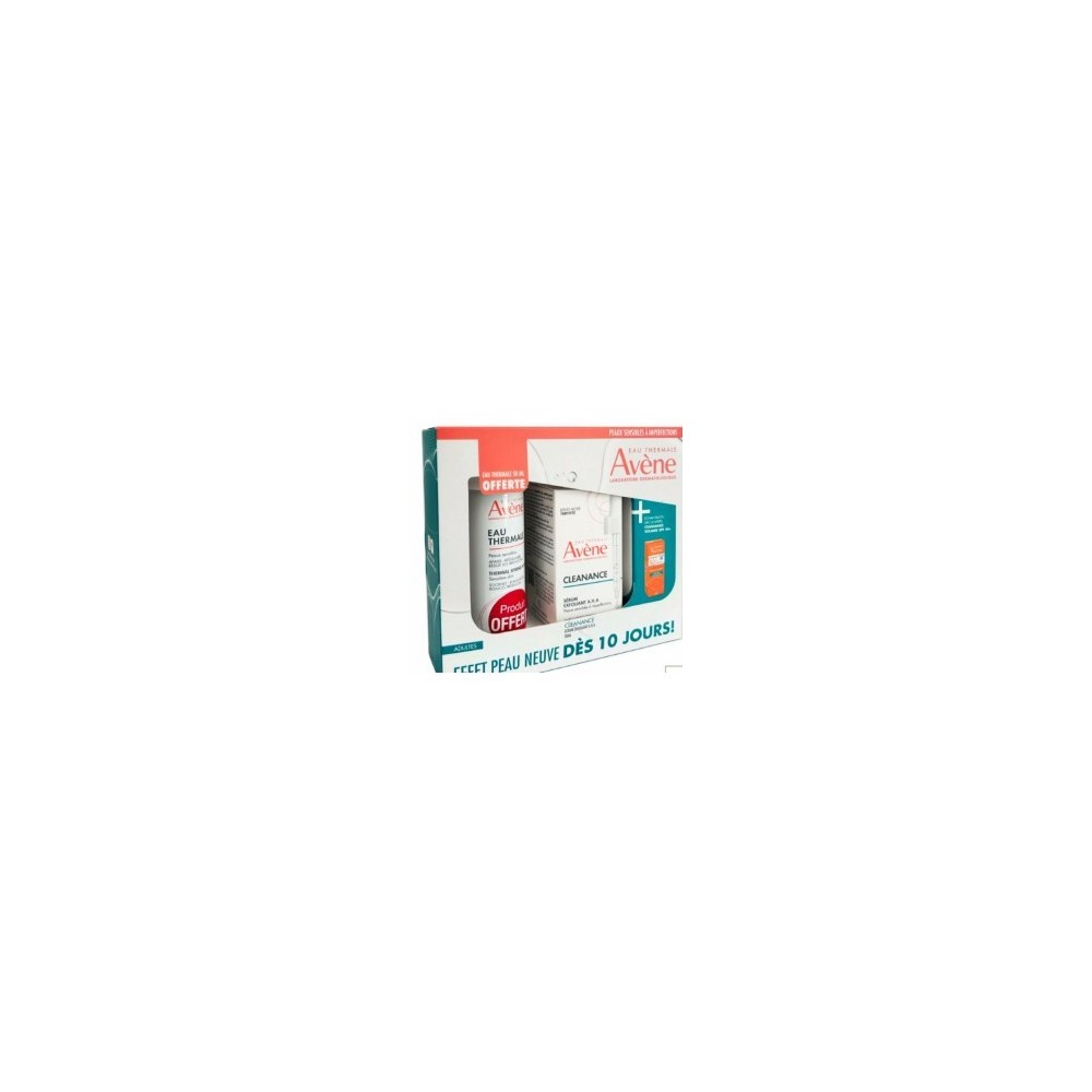 AVENE COFFRET CLEANANCE SERUM +EAU THERMALE 50ML+ECH 5ML pour Accueil