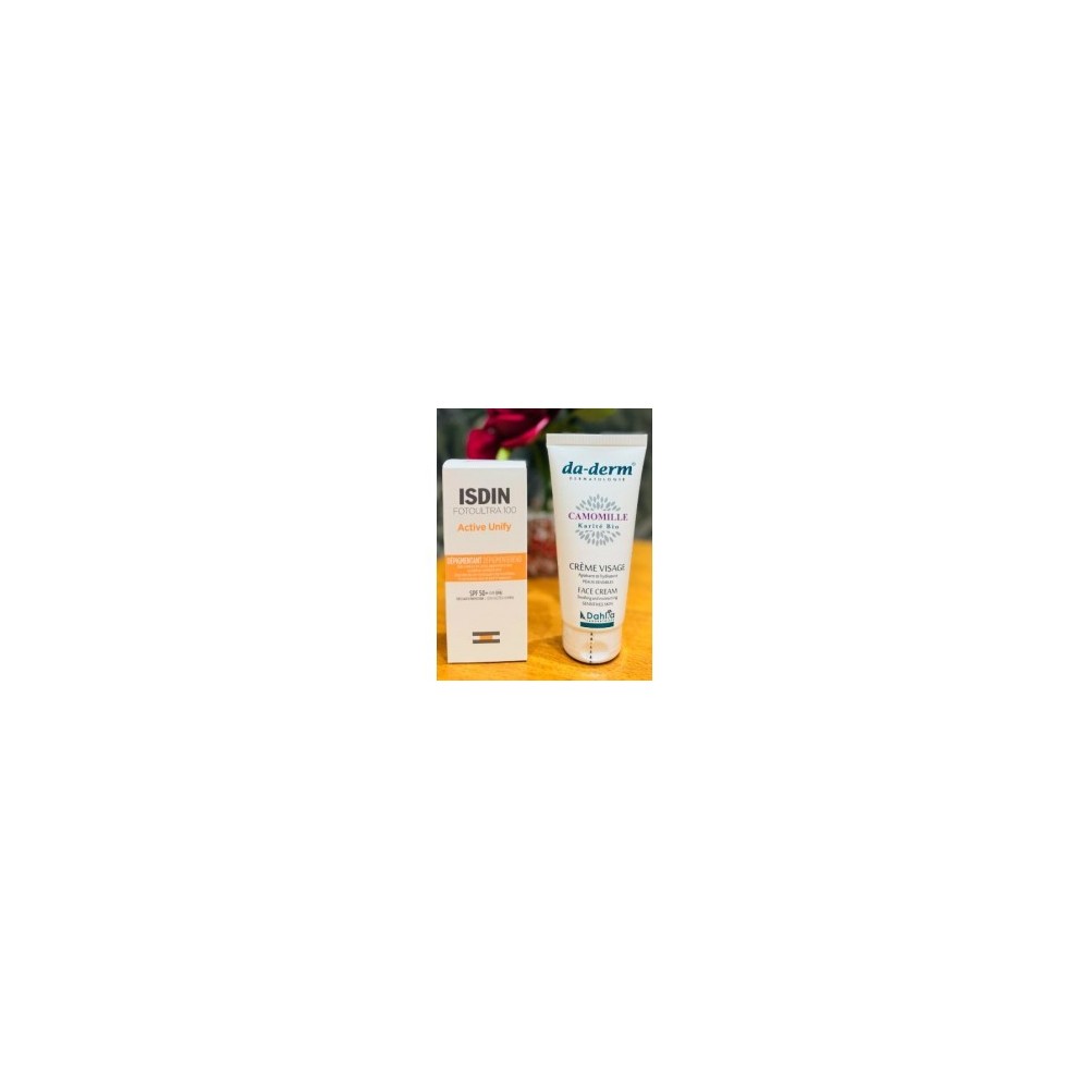 ISDIN Active Unify Fusion Fluid ECRAN SPF 50+ + DADERM VISAGE OFFER...