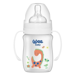 WEE BABY - BIBERON COL LARGE PP AVEC POINGEE 0-6MOIS 150 ML