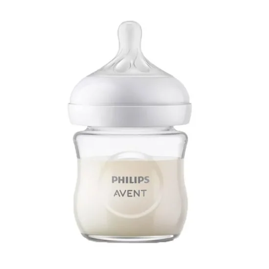 PHILIPS AVENT - BIBERON NATURAL RESPONSE EN VERRE +0 MOIS 120ML pou...