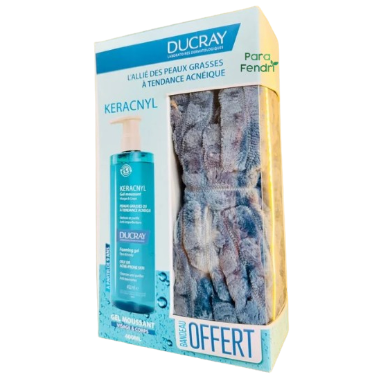 DUCRAY - GEL KERACNYL 400ML + BANDEAU OFFERT pour Accueil