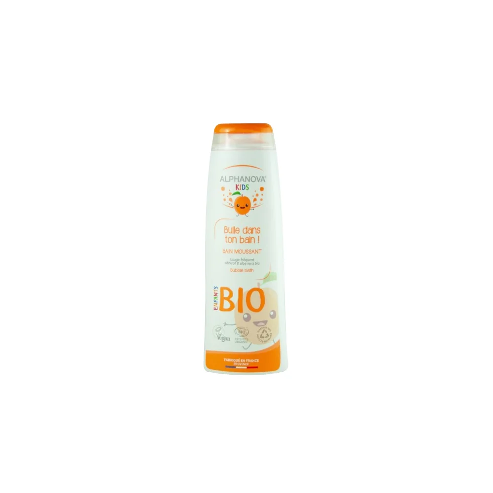 ALPHANOVA KIDS - GEL LAVANT BIO ABRICOT 250ML pour Maman et bébé
