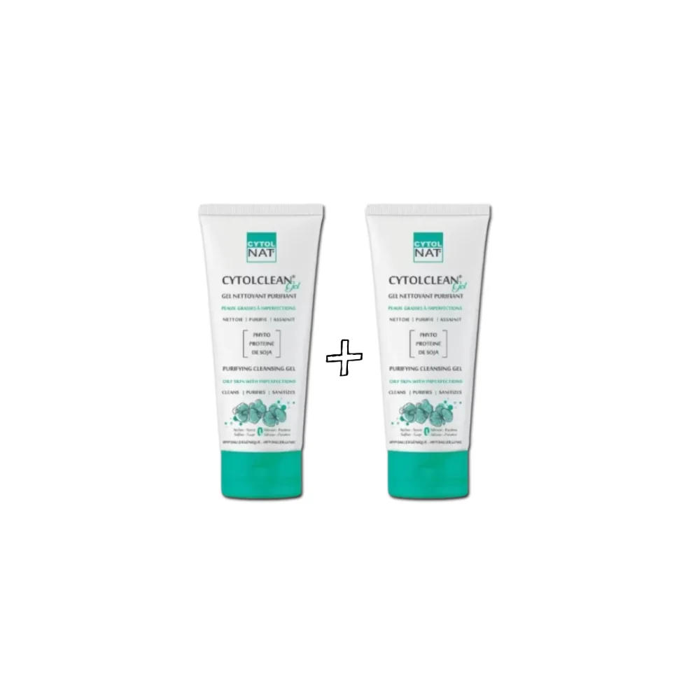 CYTOLCLEAN - LOT DE 2 GELS NETTOYANTS PURIFIANTS pour Nos Promotions