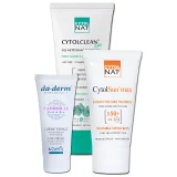 CYTOLNAT - PACK ECRAN +GEL NETTOYANT + CREME HYDRATANTE VISAGE pour...
