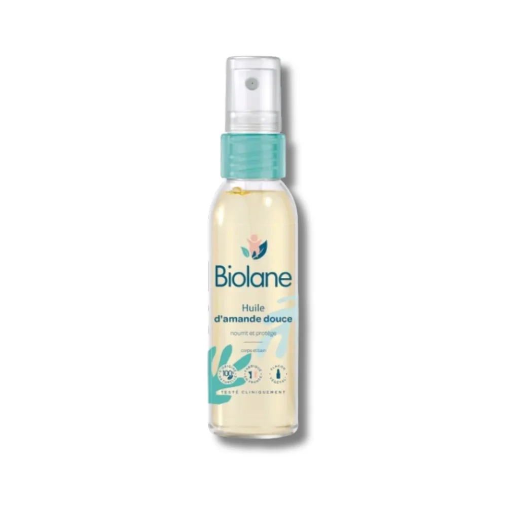 BIOLANE - HUILE D'AMANDE DOUCE 75ML pour Maman et bébé