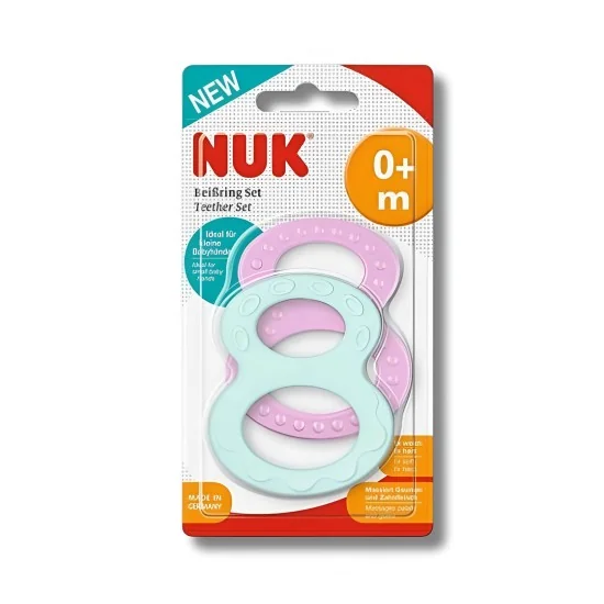 NUK - LOT DE 2 ANNEAUX DE...