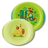 CHICCO - BEBE ENSEMBLE DE DEUX ASSIETTES +12MOIS pour Maman et bébé