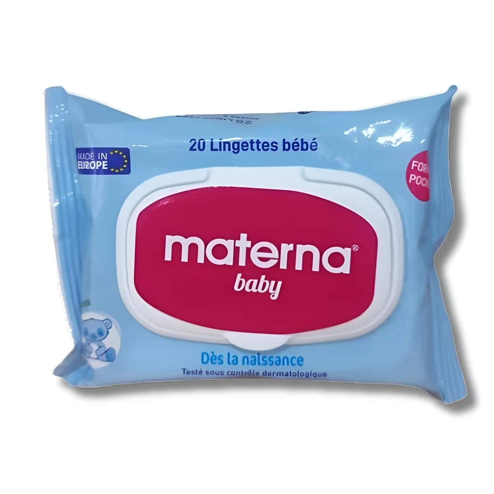 MATERNA BABY - LINGETTES DOUCES ET RESISTANTES 20PIECES pour Maman ...