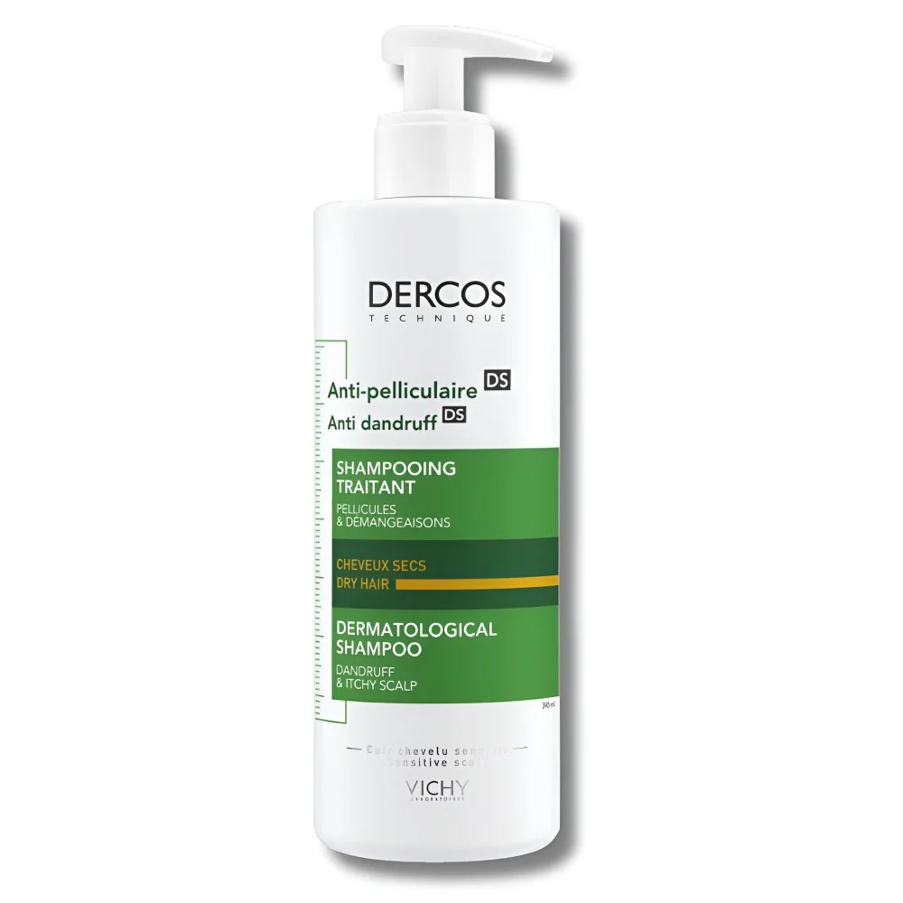 VICHY DERCOS - SHAMPOING ANTI PELLICULAIRE CHEVEUX SECS 390ML pour ...
