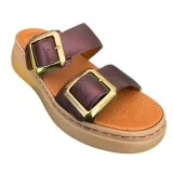 STI LIGHT - CLAQUETTES ORTHOPEDIQUES FEMME BORDEAU pour Produits Pa...