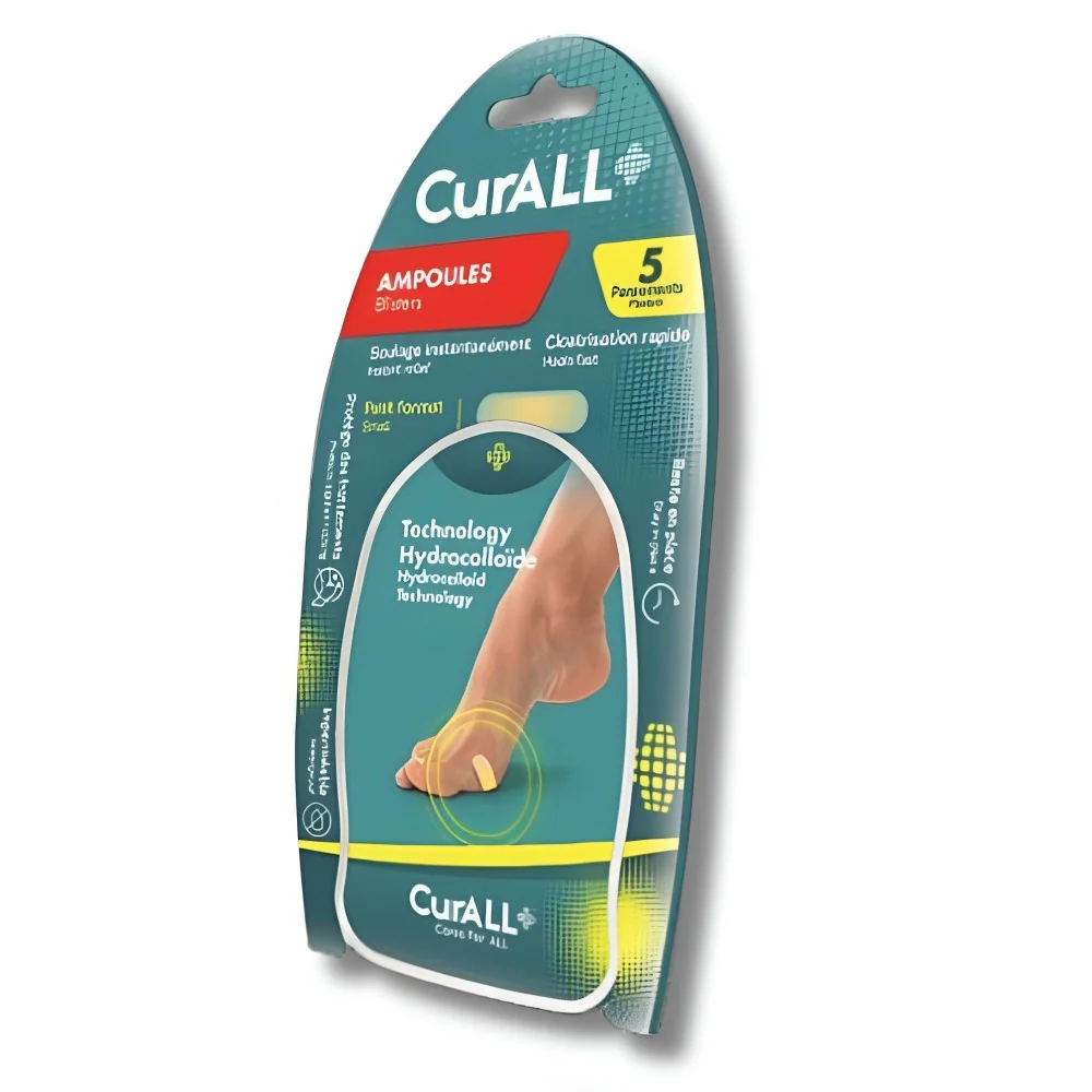 CURALL - AMPOULES COTE DU PIEDS BOITE DE 5 pour Produits Paramédicaux