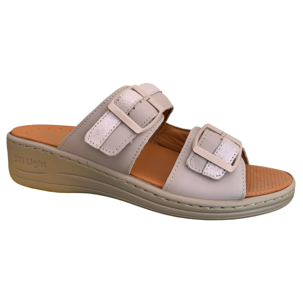 STI LIGHT - CLAQUETTES ORTHOPEDIQUES ROSES POUDRÉS pour sabots et c...