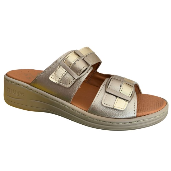 STI LIGHT - CLAQUETTES ORTHOPEDIQUES BRONZES ET DORÉES pour sabots ...