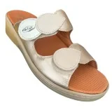 STI LIGHT - CLAQUETTES ORTHOPEDIQUES DORÉES AVEC ATTACHES pour sabo...