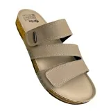 ORTHO CLAQ - CLAQUETTES ORTHOPEDIQUES BEIGES AVEC ATTACHES pour sab...