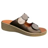 STI LIGHT - CLAQUETTES ORTHOPEDIQUES BRONZES AVEC DETAILS LEOPARD (...