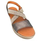 STI LIGHT - SANDALES ORTHOPEDIQUES BRONZE FEMME pour sabots et claq...