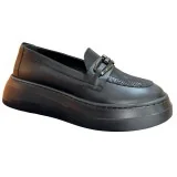 STI LIGHT - DERBIES ORTHOPEDIQUES NOIRS AVEC DETAILS CROCCO pour sa...