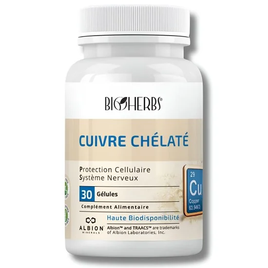 BIOHERBS - CUIVRE CHELATE...
