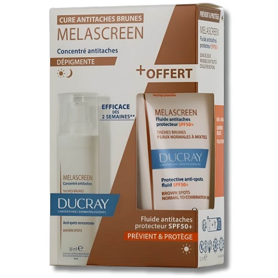 DUCRAY - PACK MELASCREEN CONCENTRÉ ANTI-TÂCHES + FLUIDE SPF50+ OFFE...