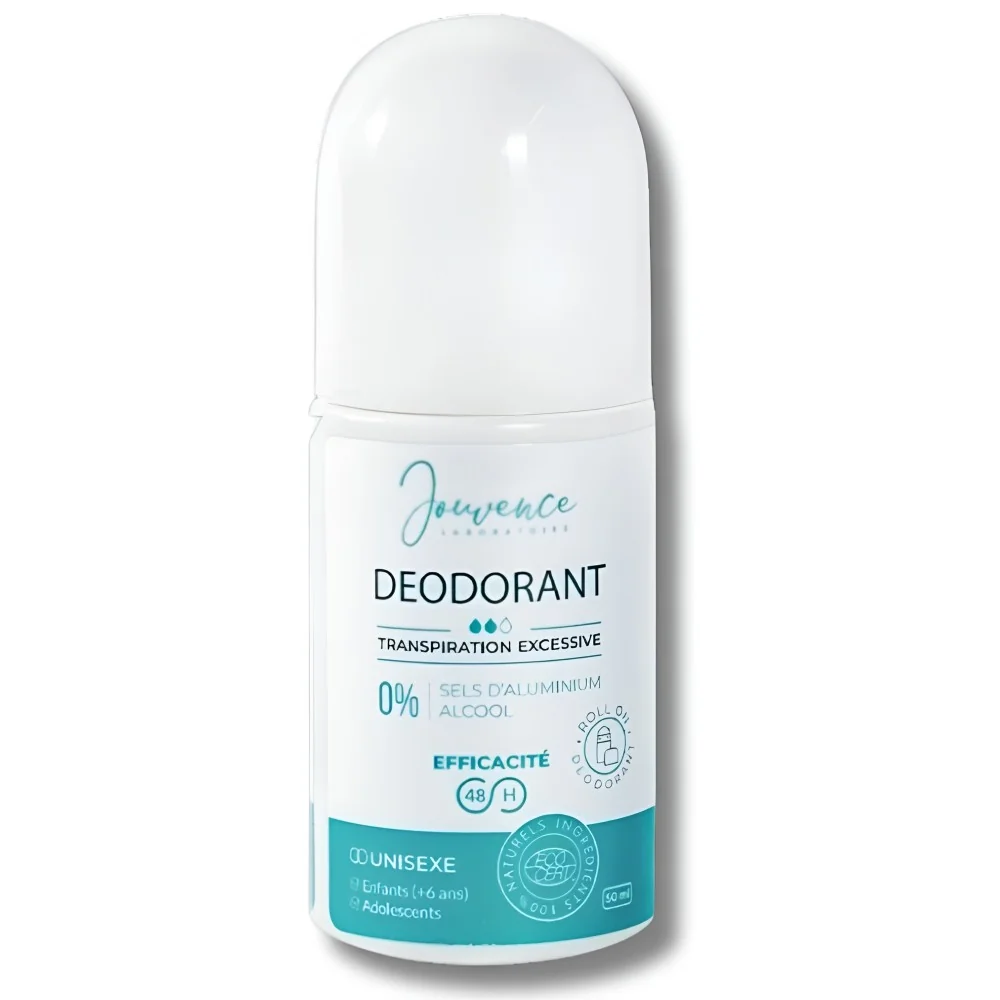 JOUVENCE - DEODORANT ROLL ON TRANSPIRATION EXCESSIVE 50ML pour Beauté