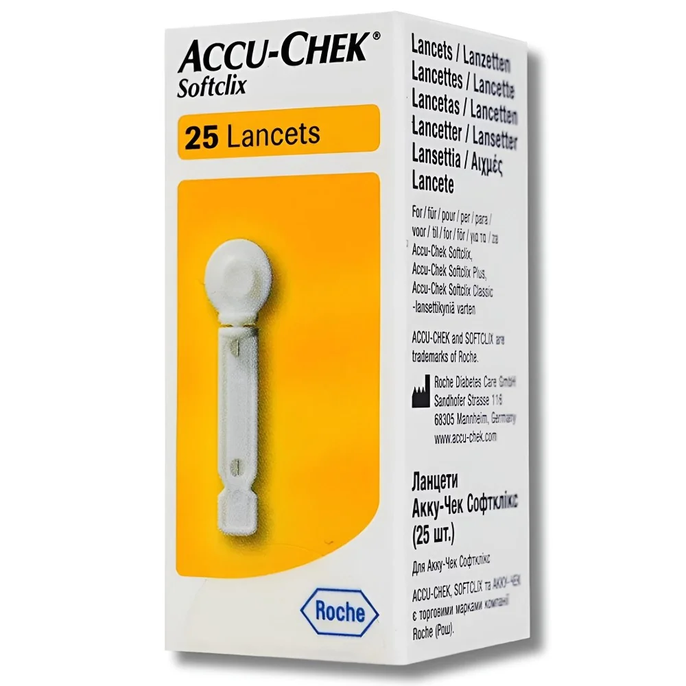 ACCU-CHEK SOFTCLIX - LANCETTES 25 LANCETTES pour Produits Paramédicaux