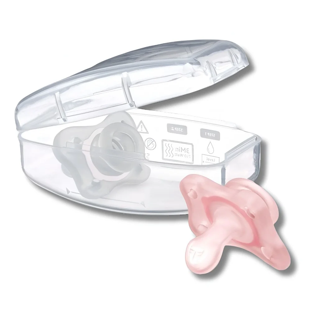 CHICCO - LOT DE 2 SUCETTES MICRO 0-2MOIS FILLE pour Maman et bébé