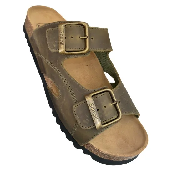 SCHOLL - CLAQUETTES ORTHOPEDIQUES VERT MELITAIRE pour sabots et cla...