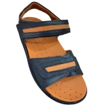 STILIGHT - SANDALES ORTHOPEDIQUES MARRONS ET BLEUS POUR HOMME pour ...