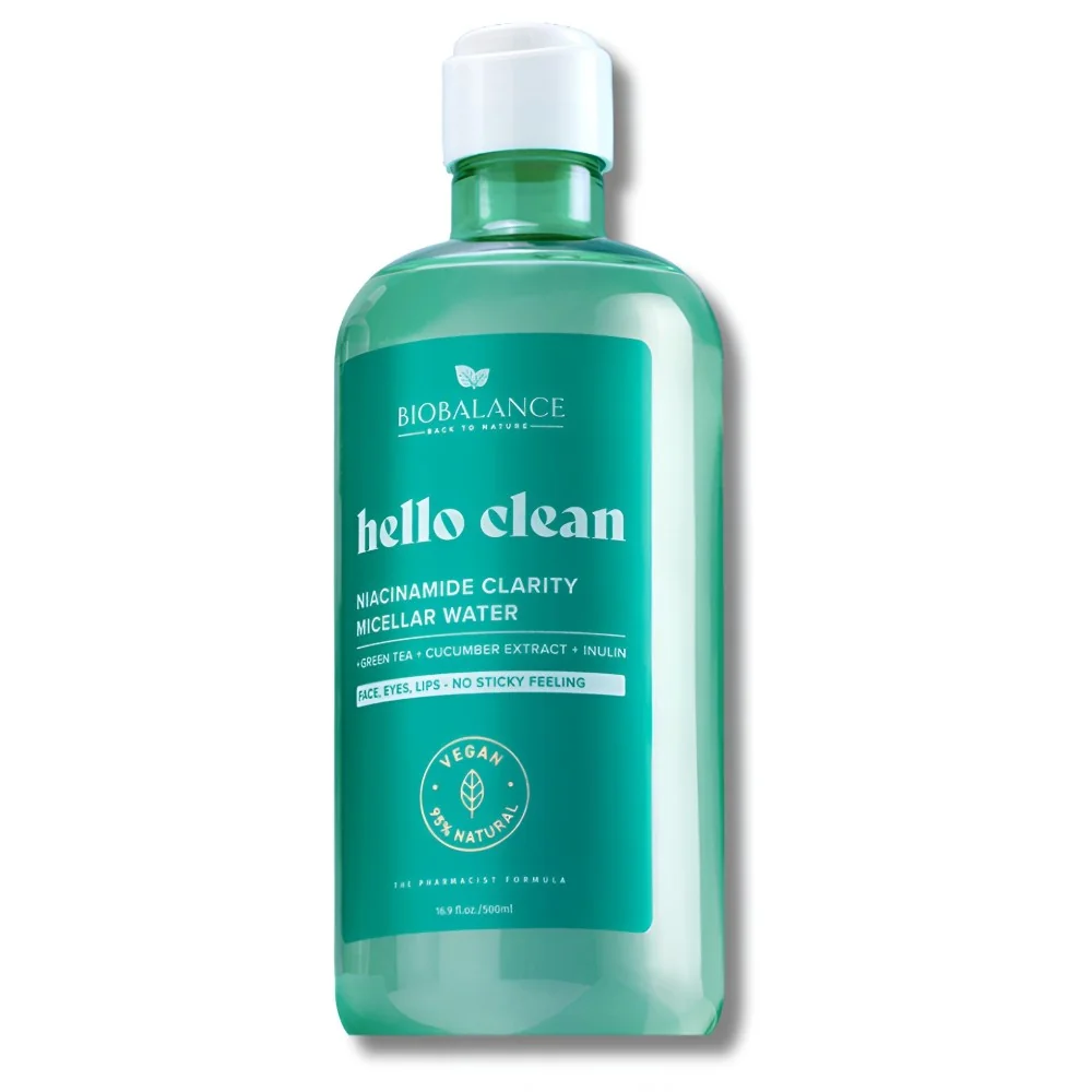 BIOBALANCE NIACINAMIDE CLARITY - EAU MICELLAIRE AU THÉ VERT + EXTRA...