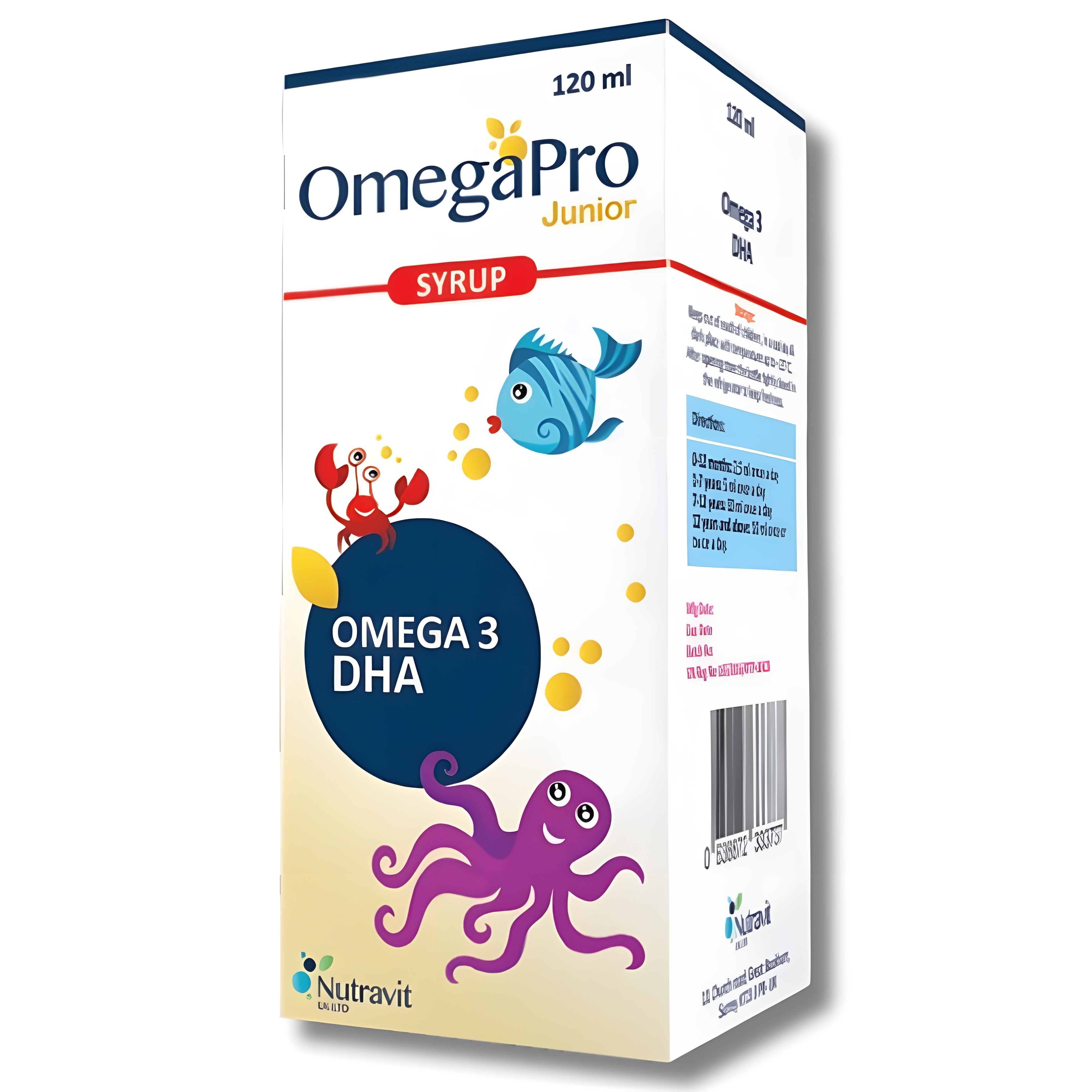 NUTRAVIT - OMEGAPRO JUNIOR SIROP 120 ML
