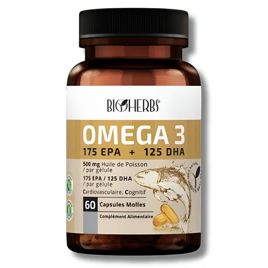 BIOHERBS - OMEGA 3 60 CAPSULES