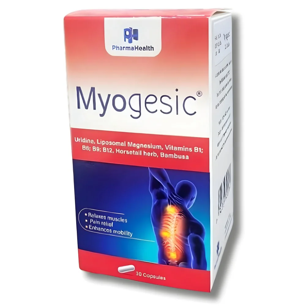PHARMAHEALTH - MYOGESIC 30 GÉLULES pour Compléments Alimentaires