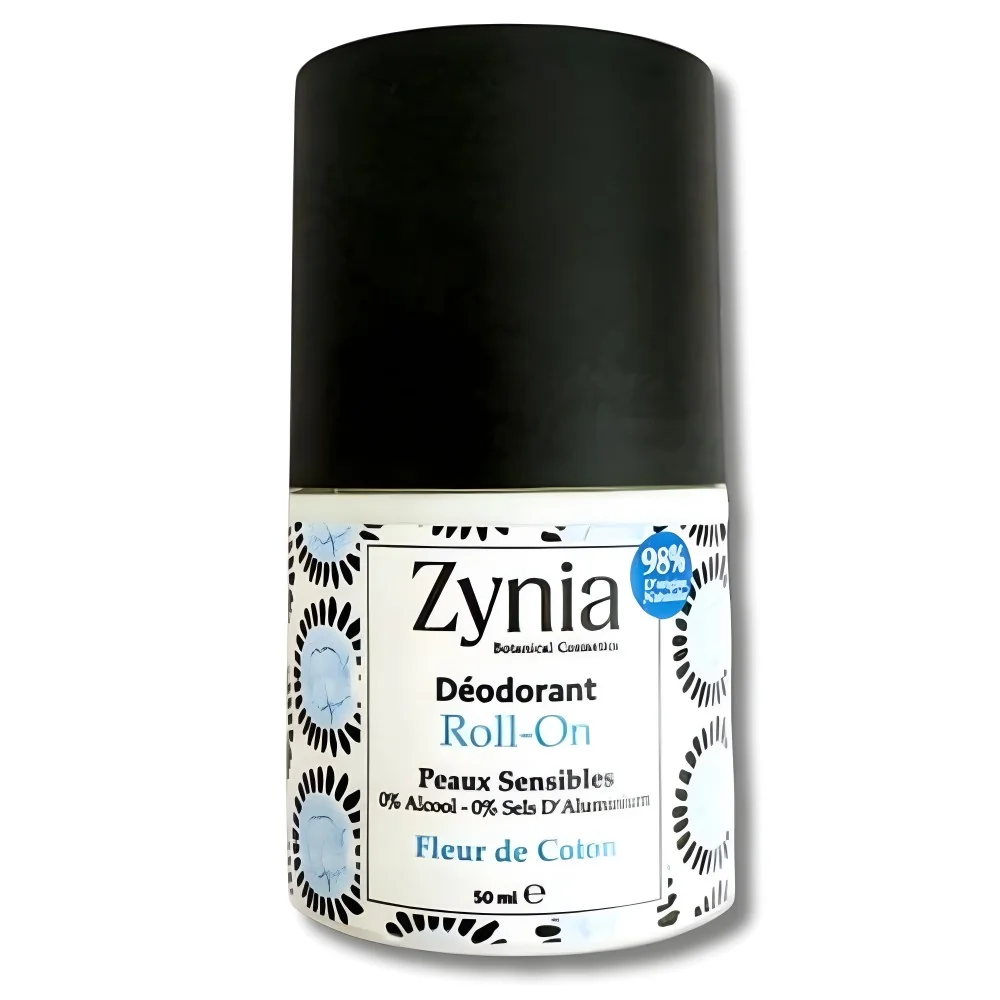ZYNIA - ROLL ON FLEUR DE COTON 50ML pour Hygiène