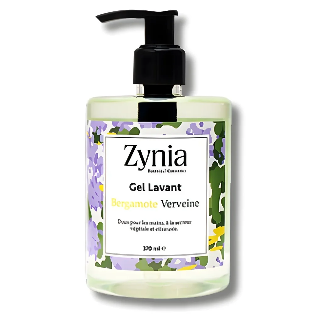 ZYNIA - SAVON LIQUIDE BERGAMOTE VERVEINE 370ML pour Hygiène