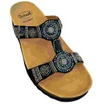 SCHOLL - CLAQUETTES ORTHOPEDIQUES FEMMES AVEC CRISTAUX pour sabots ...