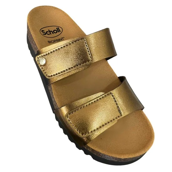 SCHOLL - CLAQUETTES ORTHOPEDIQUES DOREES POUR FEMME pour sabots et ...