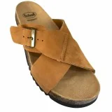 SCHOLL - CLAQUETTES ORTHOPEDIQUES CAMEL POUR HOMME pour sabots et c...