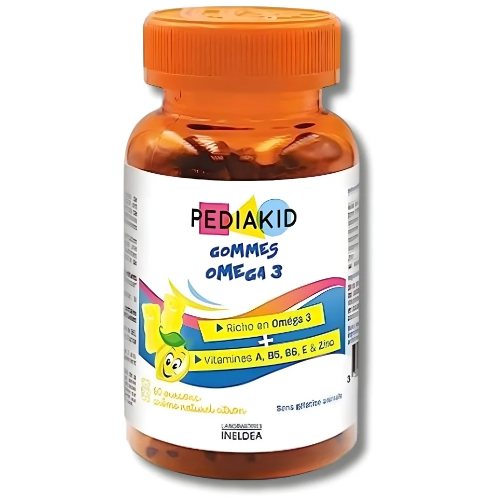 PEDIAKID - GOMMES OMEGA 3 BOITE DE 60 pour Compléments Alimentaires