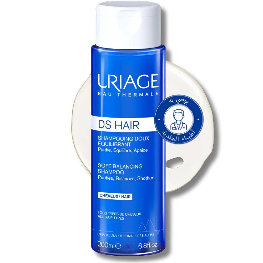 URIAGE DS - HAIR SHAMPOOING DOUX EQUILIBRANT 200 ML pour Beauté
