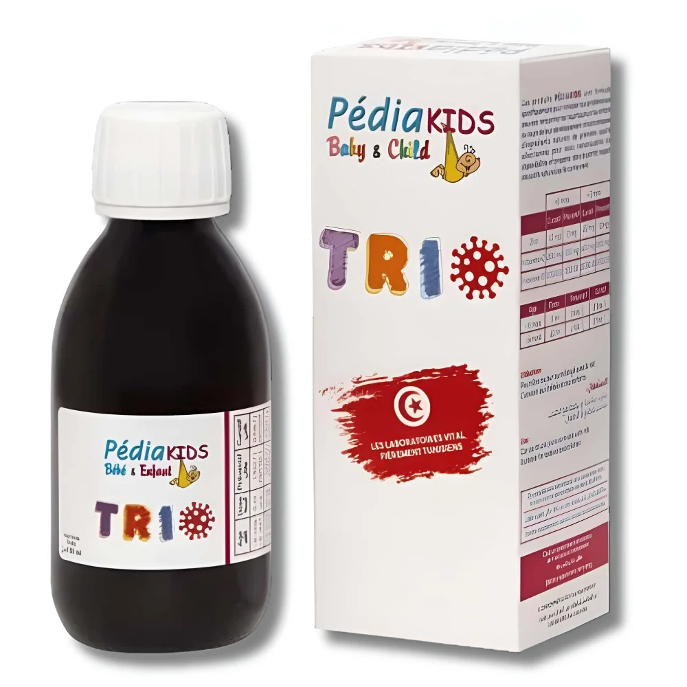 PEDIAKIDS - TRIO SIROP 150ML pour Compléments Alimentaires