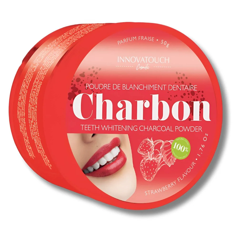 INNOVATOUCH - POUDRE DE BLANCHIMENT DENTAIRE FRAISE 50G pour Hygiène